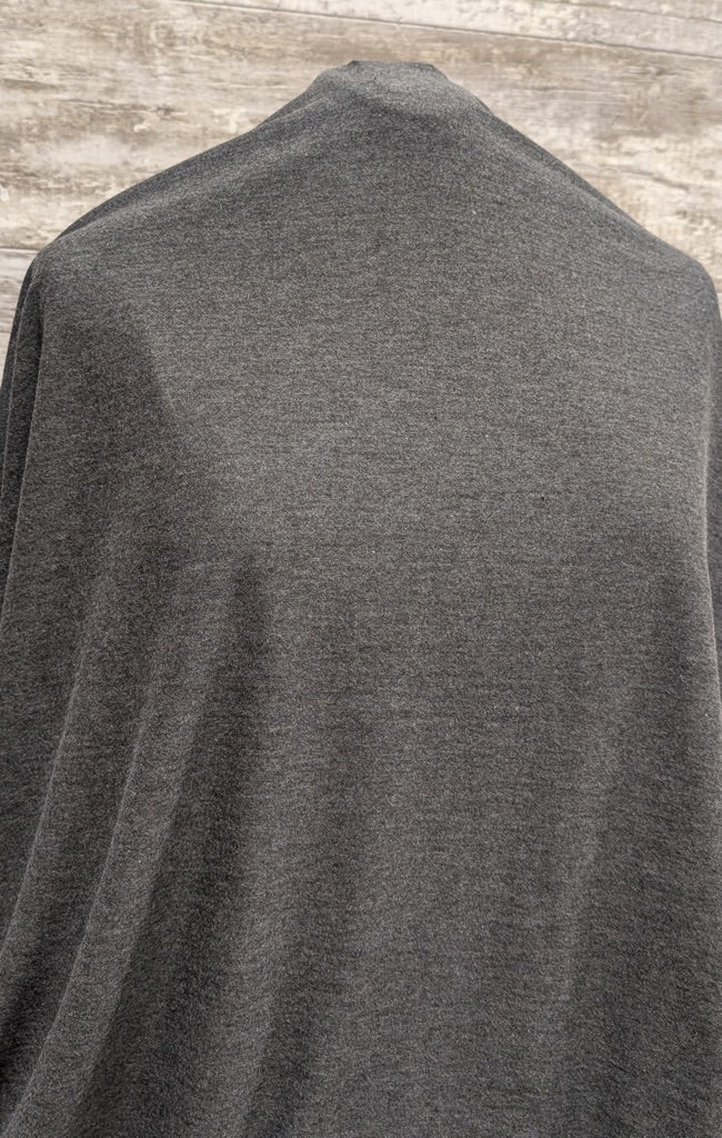 Cotton Jersey - Soft Black - Sold by the half yard