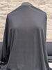 Cotton Jersey - Soft Black - Sold by the half yard