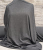Cotton Jersey - Charcoal - Sold by the half yard