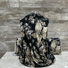Brazil Knit - Floral Black/Taupe | Sold by the half yard