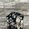 Brazil Knit - Floral Black/Taupe | Sold by the half yard