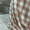 Rose Gingham Organic Cotton Knit - Sold by the half yard