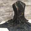 Ruffles / Black & Gold| Sold by the half yard