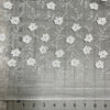 3D Floral Arbor 03 Off White - Sold by the half yard