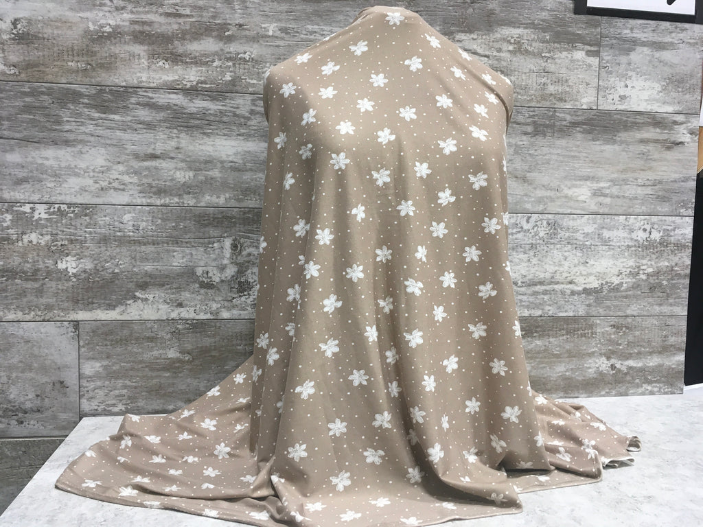 DBP Prairie Edge Floral Beige  | Sold by half yard