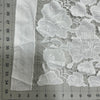 Valentina Off White/Blanc - Sold by the half yard