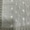 Floral Organza 03 Off White/Blanc - Sold by the half yard