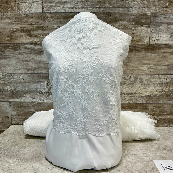 Elegant Exrordinaire 03 Ivory - Sold by the half yard