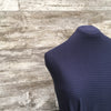 Wide Ribbed Navy DBP | Sold by half yard
