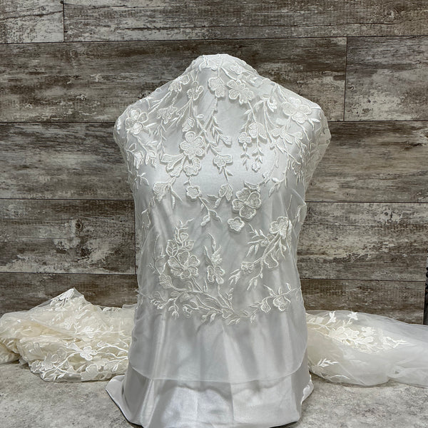 Floral Spritz Fading Design - Sold by the half yard