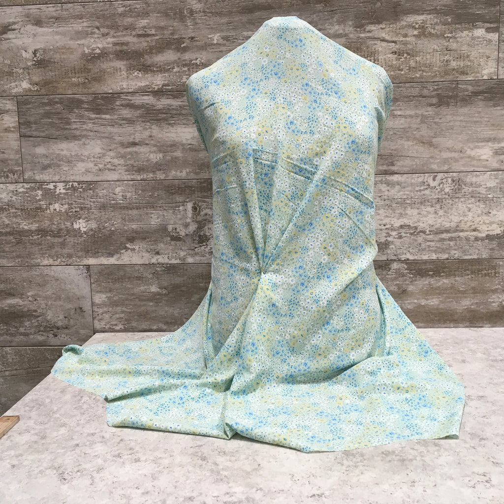 Mirella Crepe / Fields Of Green- Sold by the half yard