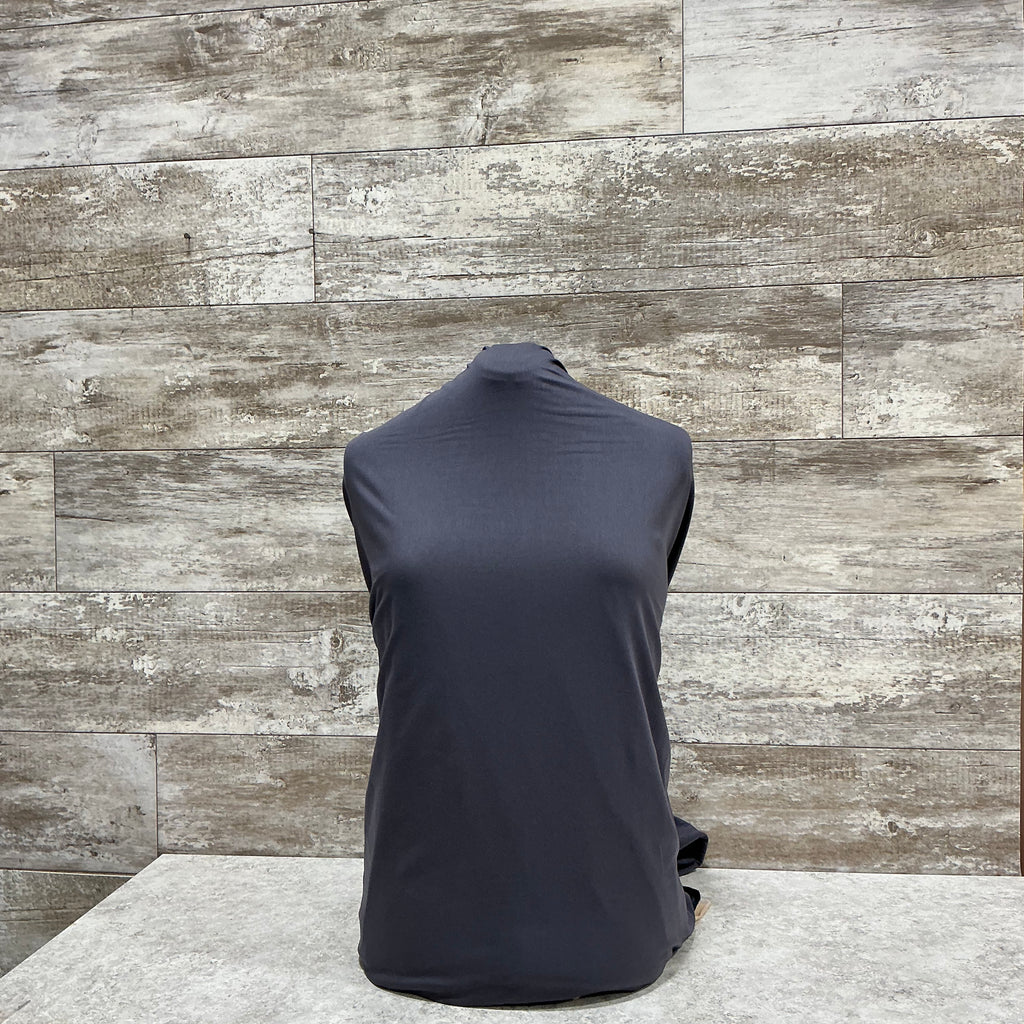 Organic Cotton - Steel | Sold by the half yard