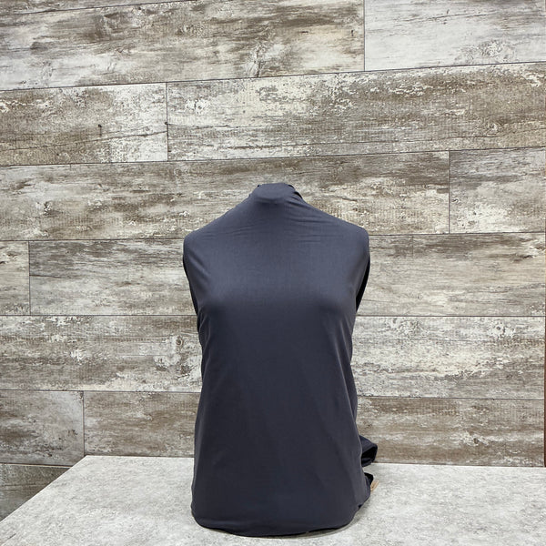 Organic Cotton - Steel | Sold by the half yard