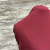 Organic Cotton - Cranberry | Sold by the half yard