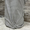 Organic Cotton Stripe - B&W | Sold by the half yard