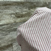 Organic Cotton Stripe - Pink | Sold by the half yard