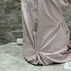 Organic Cotton Stripe - Pink | Sold by the half yard
