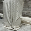 Organic Cotton Stripe - Tan/Ivory | Sold by the half yard