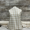 Tan Gingham - Organic Cotton | Sold by the half yard