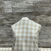 Tan Gingham - Organic Cotton | Sold by the half yard