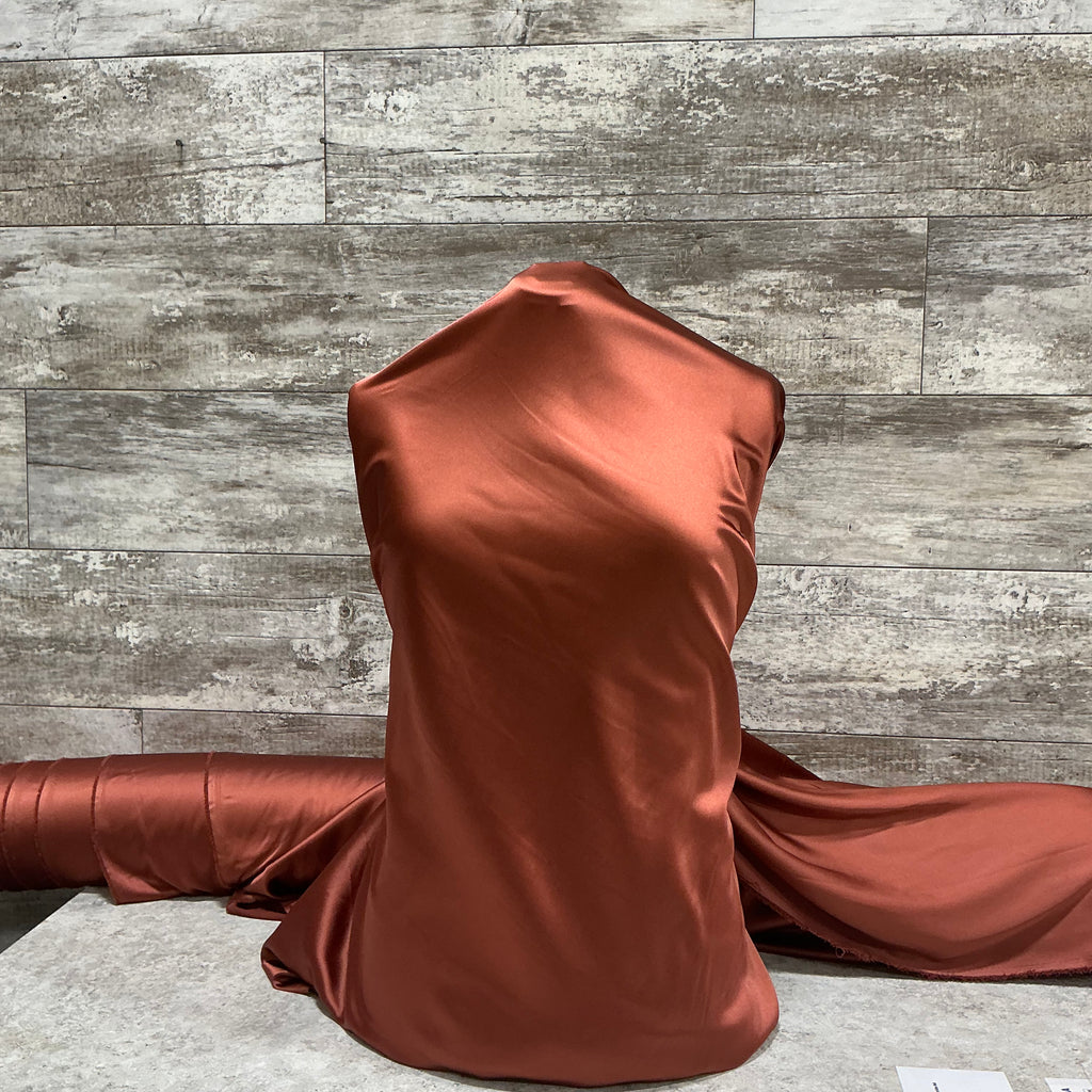 Luxury Satin / Bronze | Sold by the half yard