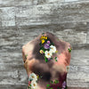 Tessuiti Floral Printed 100% Wool - Sold by the half yard