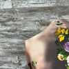 Tessuiti Floral Printed 100% Wool - Sold by the half yard
