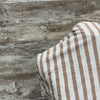 Seersucker Stripe Caramel - Sold by the half yard