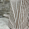 Seersucker Stripe Caramel - Sold by the half yard