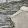 Italian Poly Cotton Bamboo Leaf Print Beige - Sold by the half yard