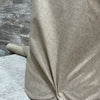 Italian Poly Cotton Bamboo Leaf Print Beige - Sold by the half yard