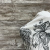 Amazon Vacation Border Print 100% Linen - sold by the half yard