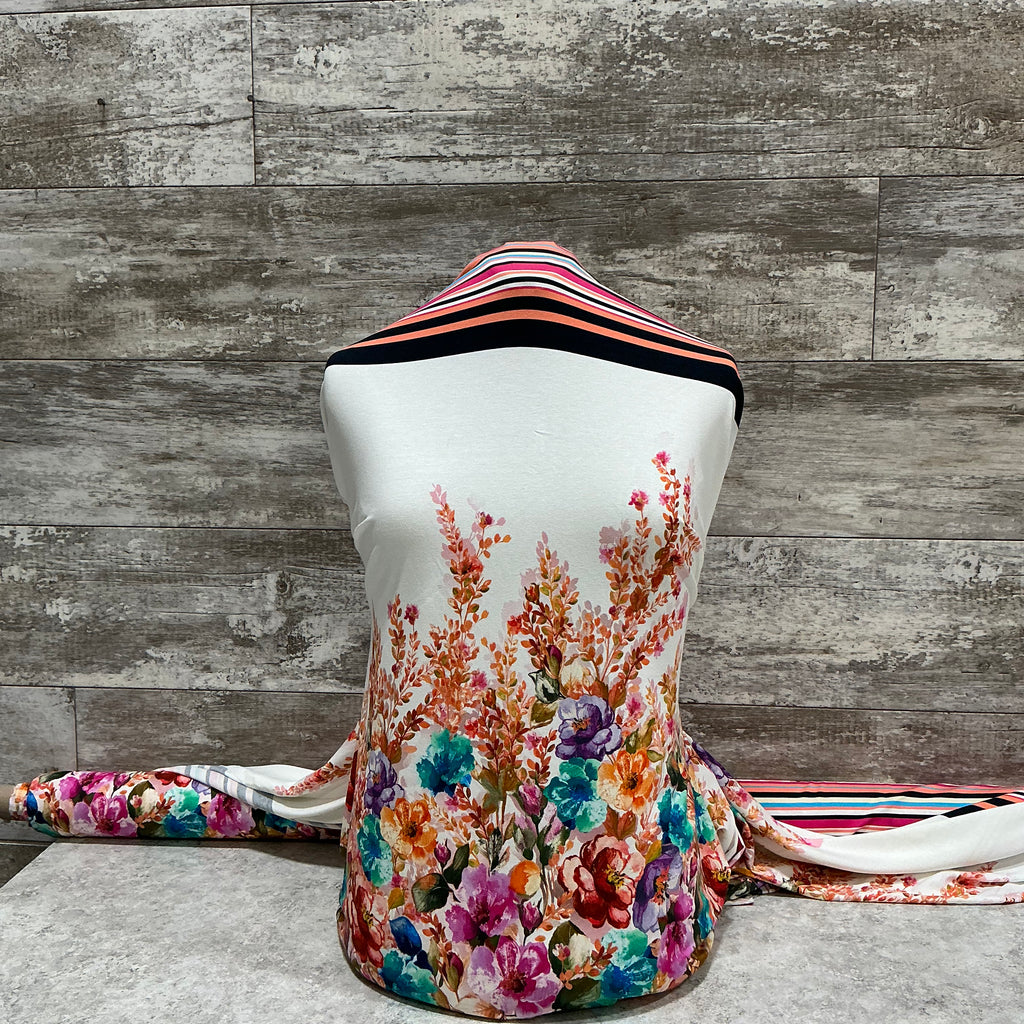Parisian Paradise Panel Print l Sold by the half yard
