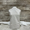 B&W Striped Linen Cotton Blend - Sold by the half yard