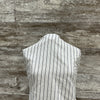 B&W Striped Linen Cotton Blend - Sold by the half yard