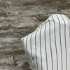 B&W Striped Linen Cotton Blend - Sold by the half yard
