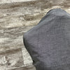Linen/Cotton Reversible Really Striped/Charcoal - Sold by the half yard