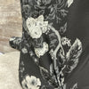 D & G Dark and Gray Floral 100% Cotton - Sold by the half yard