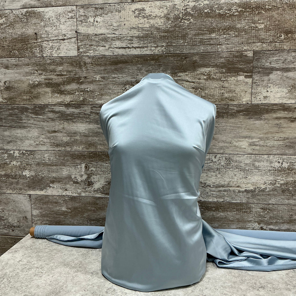 Miyuki Satin / 43 Soft Blue | Sold by the half yard