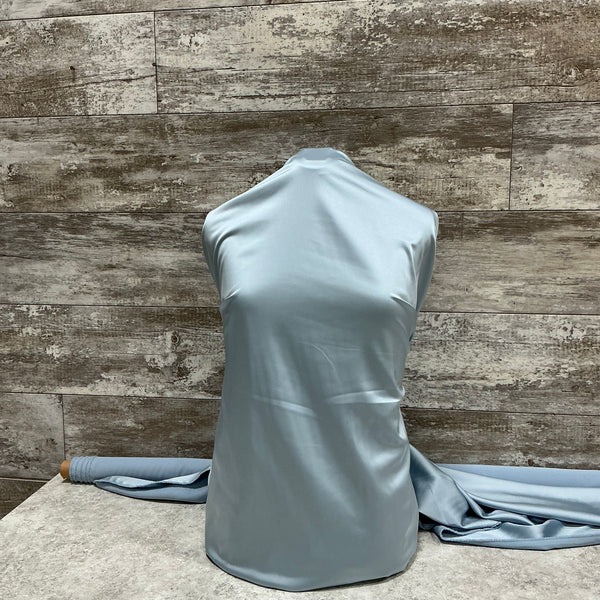 Miyuki Satin / 43 Soft Blue | Sold by the half yard