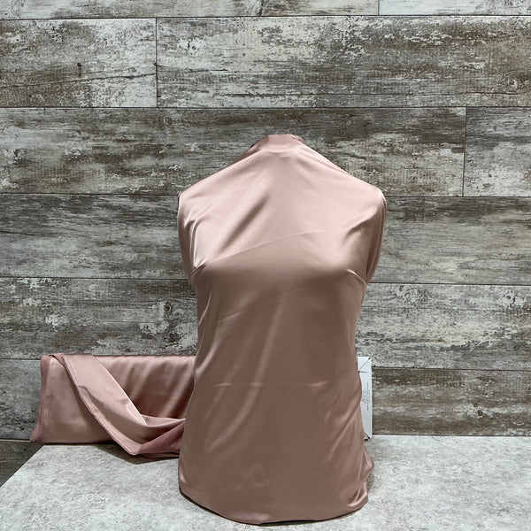 Miyuki Satin / Rose Tan | Sold by the half yard