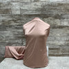 Miyuki Satin / Rose Tan | Sold by the half yard