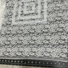 Carnation Stretch Lace | White  - Sold by the half yard