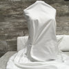 Princess Satin - 01 Pure White| Sold by the half yard