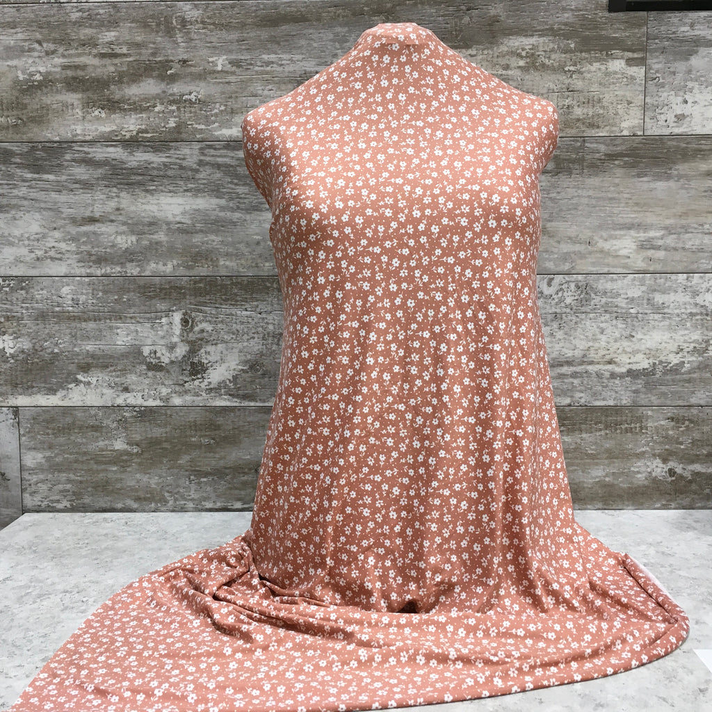 DBP Apricot Floral | Sold by half yard