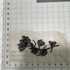 Applique/ Nora Beaded Black - Sold by the half yard