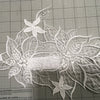 Applique/ Kylee 01 White- Sold by the half yard