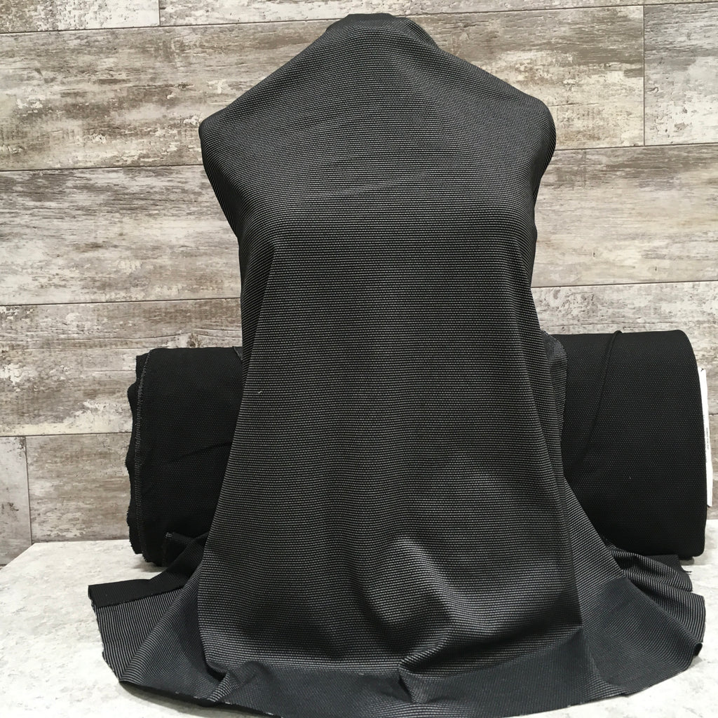 Damiano Ponte 02 Black & White  | Sold by the half yard