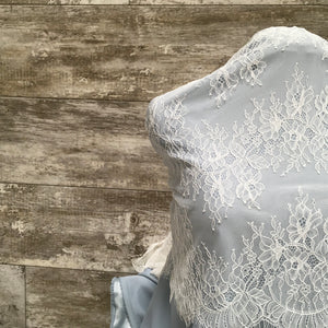 Bridal Lace- The Mrs!  03 Ivory /Sold by the half yard