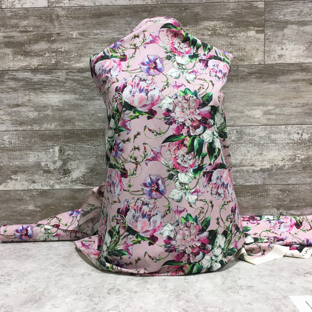 Emmanuel Ungaro - Pink Hydrangea /Sold by the half yard